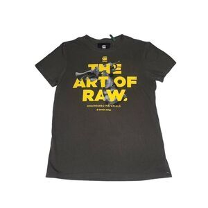 G-Star Raw Mens Shirt Asphalt The Art of War Tee Size Medium